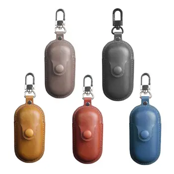  1 БР. Кожен Калъф за слушалки, Защитен калъф с брелком за ключове за Hua-вей Freebuds 3i