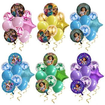  1 комплект Disney Encanto Балон честит Рожден Ден Украса За Парти от 18 инча Mirabel Baby Shower Балони Балони Карикатура Детски Играчки Globos