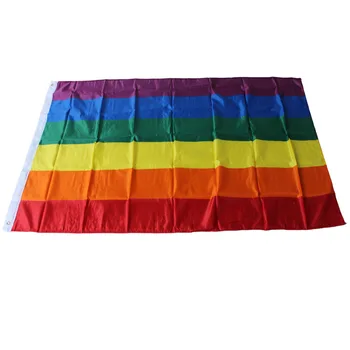  10 Бр. Преливащи се цветове на Знамената на Лесбийки, Гейове, Бисексуални, Транссексуални, Пансексуалов, Банер Гордост Напредък, 90x150 см, Флаг ЛГБТ