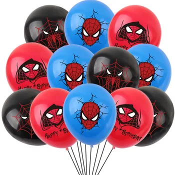  12 Инча 10 бр. Marvel Spiderman Латексный Балон Супергерой на Тема Рожден Ден Украса Балон Детски Душ Детски Играчки Globos