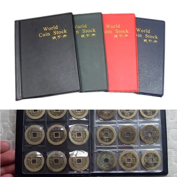  120 Монети Седалките Притежател На Колекция От Пени Албум Книга Джобове За Съхранение На Мода Титуляр За Съхранение На Книги Колекционер На Плавателни Съдове Подарък