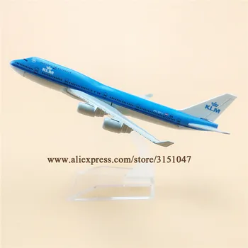  16 см Air Netherlands KLM B747 Боинг 747-400 Airways Авиолинии Метална Сплав Модел Самолет Самолет Гласове Самолет