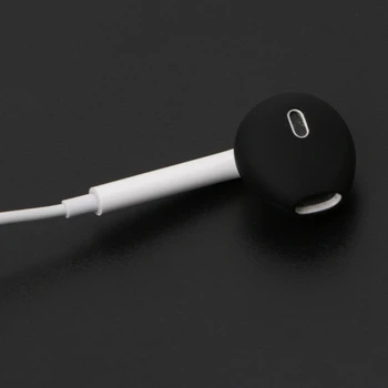  2 чифта силиконови плочки за слушалки-покритие със защита от загуба на ухото за Apple Airpods