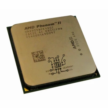  AMD Phenom II X4 925 95 W 2,8 Ghz Четириядрен Процесор HDX925WFK4DGI/HDX925WFK4DGM Сокет AM3
