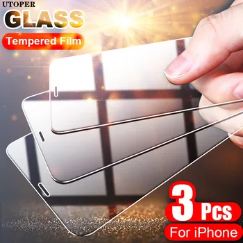  ASTUBIA Защитно Стъкло с пълно покритие За iPhone 13 Pro Max X XR XS Max 7 8 Plus За iPhone 11 12 MAX Mini Закалено стъкло