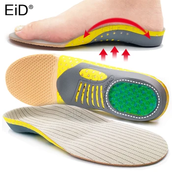  EiD PVC Ортопедични Стелки Ортопедични средства за Здраве Плоскостопия Подметка за Обувки поставяне на Супинатор възглавница за подошвенного фасциита Грижа за Краката