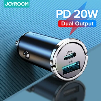  Joyroom 20 W Зарядно за Кола Type C PD Бързо Зареждане Зарядно Устройство за Бързо Зареждане на 3,0 Зарядно за Кола За Телефон iPhone 13 12 Pro Max Xiaomi