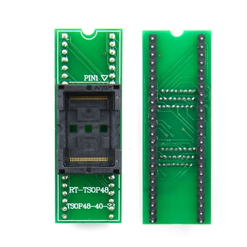  TSOP48 към адаптер DIP48 TSOP48 Гнездо TSOP-48-0.5- OTS04B за RT809F RT809H и за XELTEK USB Програмист Двоен контакт