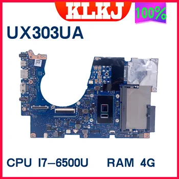  UX303UB За ASUS UX303 UX303U UX303UA U303UA UX303UN U3000 дънна Платка на лаптоп от дънната Платка, 100% Тест I7-6500U I5-6200U GT940M 4 GB