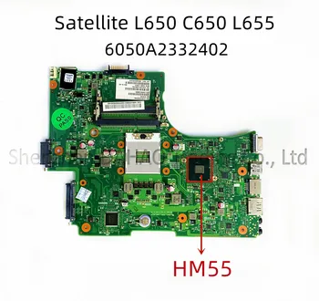  V000218010 V000218080 За Toshiba Satellite L650 C650 L655 дънна Платка на Лаптоп 6050A2332402 6050A2332401 HM55 DDR3