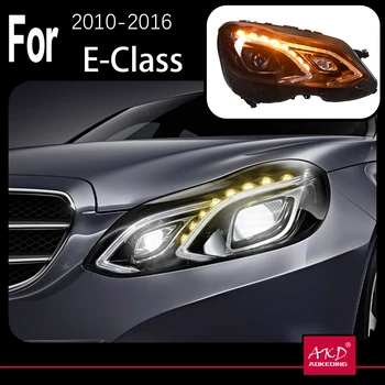  АКД Модел Автомобил Фар за W212 Фарове 2013-2016 W211 E200 E300 E260 Led Светлини DRL LED и Hid Биксеноновые Авто Аксесоари