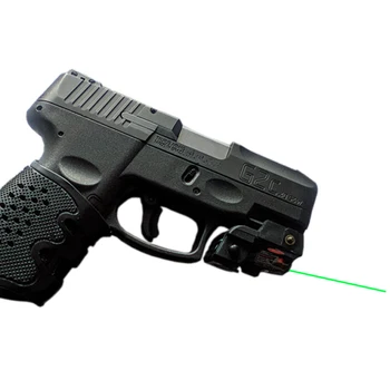  Акумулаторна батерия от 5 Mw Taurus G2C Глок 17 18c 19 Пистолет Пистолет Зелен Лазерен Мерник за Picatinny Атака Лазерна Показалка Самозащита