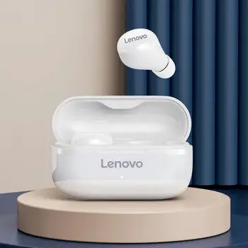  Безжични Слушалки Lenovo мъже lp11 намаляване на шума Двоен Микрофон Bluetooth 5,0 Стерео Слушалки-втулки за Спорт fone bluetooth