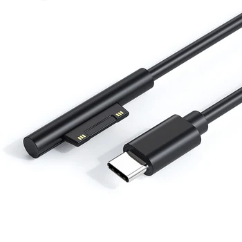  Бързо Зареждане от USB C Захранване от Зарядни Устройства за Аксесоари за Таблети Microsoft Surface Pro 3 4 5 6 Кабела на Зарядното Устройство