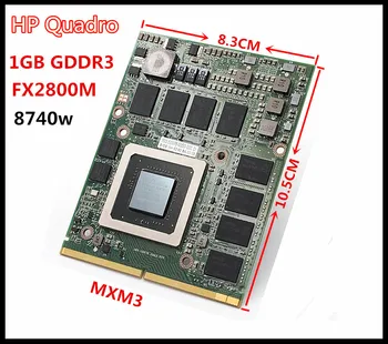  Видео карта N10E-GLM-B2 Quadro FX2800M GDR3 1GB 8740W MXM3 Професионална графична карта