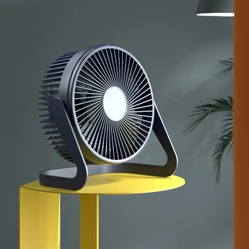  Годишният Преносим Вентилатор за Охлаждане, USB Настолен Вентилатор Мини Въздушен Охладител Въртене Регулируем Ъгъл За Офис Домакински Висококачествен USB Fan
