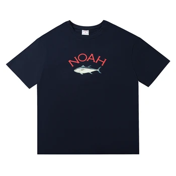  Жабата плаващите Модни Дрехи Ной Сардина, риба Тон, риба Принт лого лятна тениска върховете