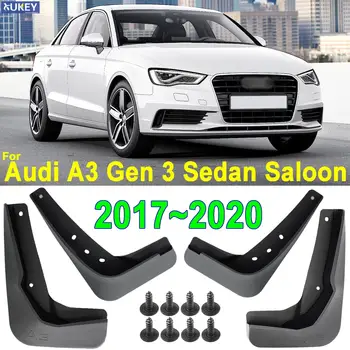  За Audi A3 Седан Лимузина Седан 2017-2021 Калници Калници Калници Крило Подложка Отпред И Отзад 2018 2019 2020