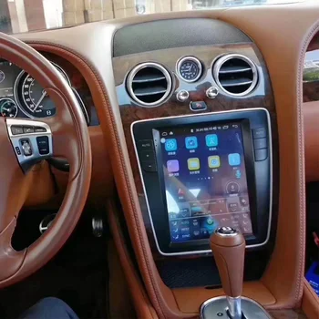 За Bentley Flying Spur 2014 + CARPLAY WIFI Радиото в автомобила Android Плейър Tesla Стил на Вертикална Навигация Аудио