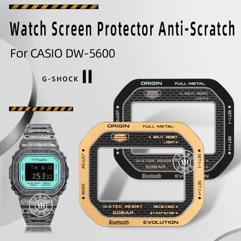  За Casio DW5600/5610 Взривозащитен екран За часа Защитно фолио За екрана Против надраскване За Casio DW-5600 DW5610 Спортни Часовници LCD филм