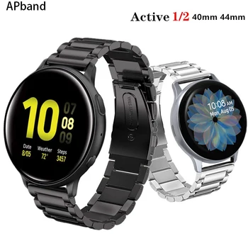  Каишка от неръждаема Стомана за Samsung Galaxy watch Active 2/46 мм/42 мм каишка Gear S3 Frontier band Huawei watch GT 2 гривна Active2