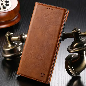  Луксозен кожен портфейл тип card case защитният калъф за Samsung Galaxy s22 Ultra mobile case plus-