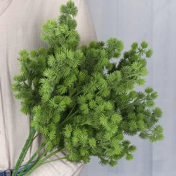  Моделиране на дълъг прът моделиране растения, евкалипт меко украса моделиране зелени стайни растения зелени стайни вази с цветя