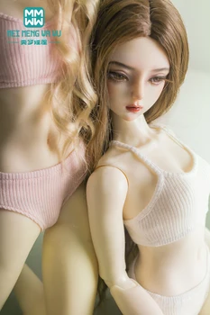  Модерен комплект дамско бельо, розово, бяло, червено за 28-60 см 1/3 SD DD YOSD MSD BJD Играчки Аксесоари за кукли с шарнирно съединение