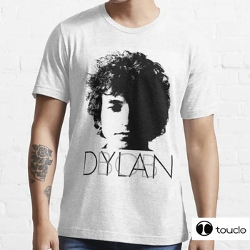  Мъжка Тениска на Боб Дилън от 100% памук, Лятна Свободна Мъжки/Дамски Тениска За Мъже, Ежедневни Мъжки Модни Тениски с Къс Ръкав, Унисекс