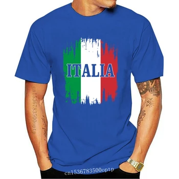  Нова Италия Италия Италиански Флаг Дамски Новост Тениска Класически Индивидуален Дизайн На Тениска