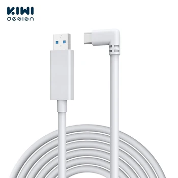  Обновеният дизайн на KIWI 16FT/10 ФУТА 5 м/3 М USB3.0 до соединительному кабел Type C За Oculus Quest 2 Високоскоростен Кабел за трансфер на данни USB C