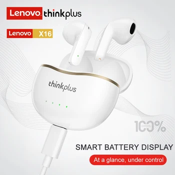  Оригинални Слушалки Lenovo X16 Bluetooth 5.2 TWS Безжична Bluetooth Слушалка Музикална Спортни Слушалки За слушалките С Шумопотискане Слушалки