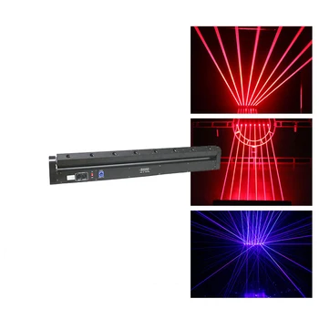  Професионален DJ осветява лазерен проектор 8 eyes RGB moving head laser light DMX line лазерни ефекти сценичното осветление за дискотеки