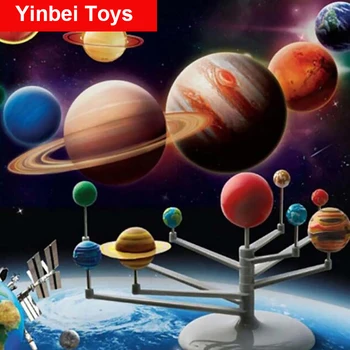  Слънчевата Система Планетариум Комплект Модел Астрономията Научен Проект САМ Детски Подарък Продажба По Целия Свят Забавни Играчки За Бебето