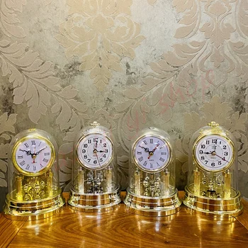  Старинни часовници за всекидневна/безшумни настолни часовници/въртящи се декорации за всекидневна/благоприятни украса