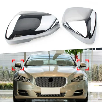  Хромирана Капачка Огледало за обратно виждане за Jaguar XF XFR XFR-S XJ XJR XK XKR XKR-S XE 2010 2011 2012 2013 2014 2015 Дясно/Ляво