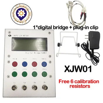  Цифров мост XJW01 0.3% LCR тестер съпротива индуктивност, капацитет съпротивление esr метър готов продукт