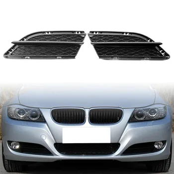  Черен Автомобил Предна Броня Долна Решетка Тампон части За BMW E90 E91 3-та серия 2009 2010 2011 2012 Автомобилни Аксесоари