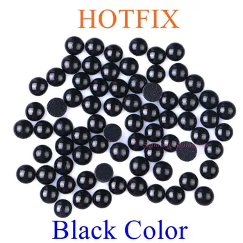  Черен Цвят Керамични Коригиране на Кристали Гореща определяне на Кристал Flatback Диамант САМ Желязо На Камъните от 3 мм до 10 мм