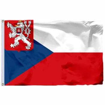  Чехия Чешки военноморска Энсин Чехословакия 1935 Флаг 90X150 СМ 3X5 ФУТА CZ Банер